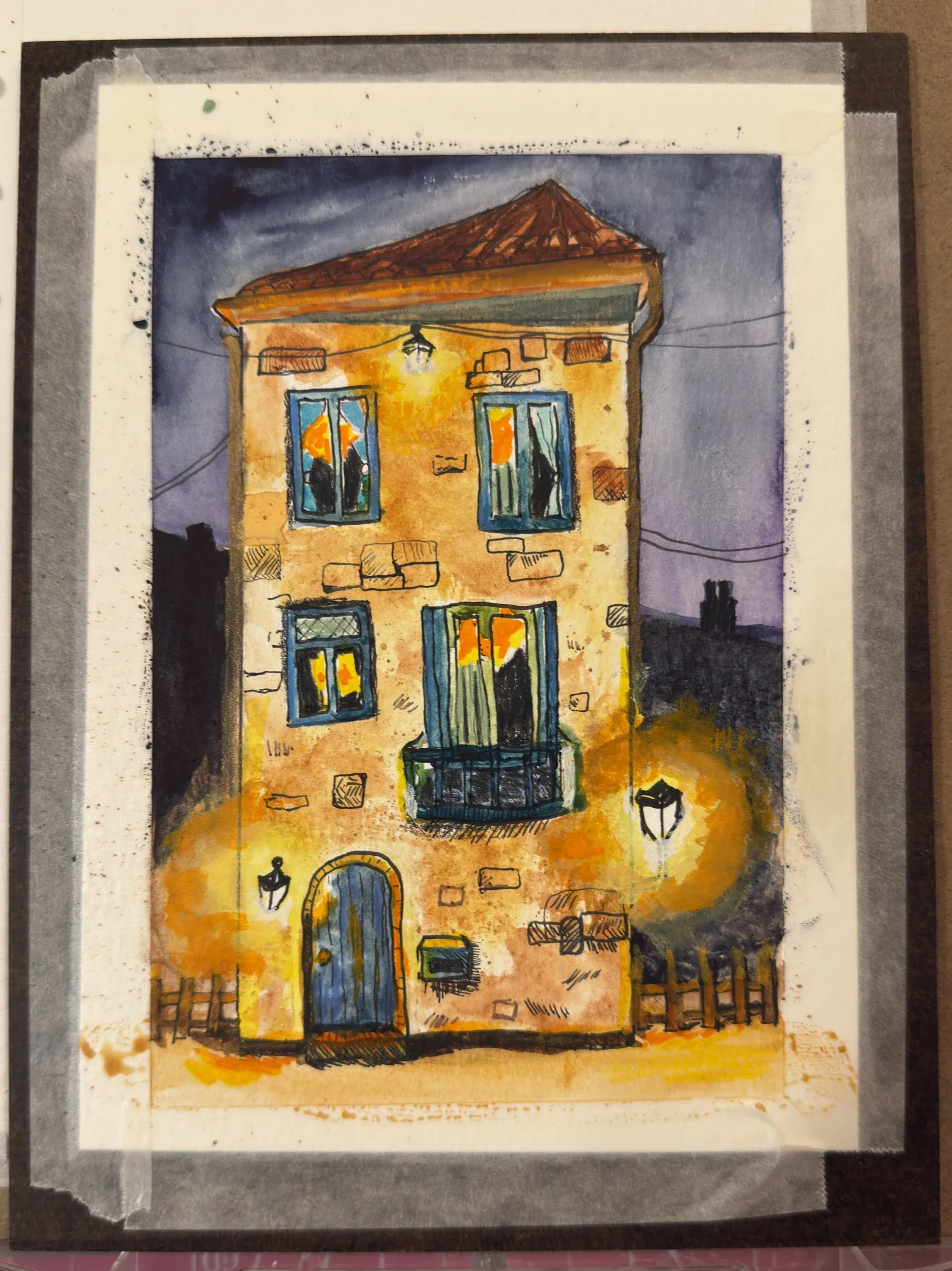Port House Watercolor
